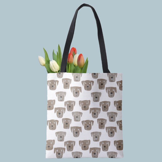 Chocolate Labrador Dogs Tote Bag (Creator Uploaded)
