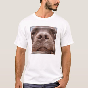Chocolate Labrador Nose Closeup T-Shirt