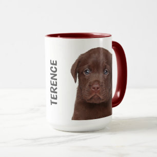 Chocolate Labrador Personalized Mug