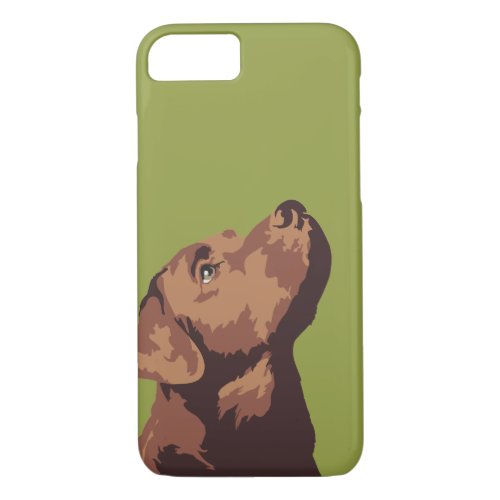 Chocolate Labrador Phone Case