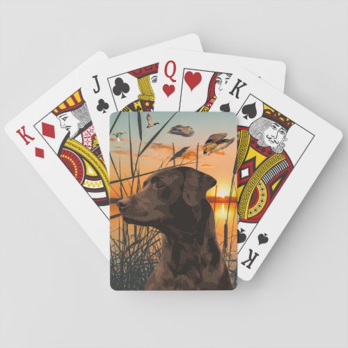 Chocolate Labrador Playing Cards Labrador  Poker Cards