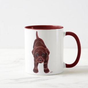Chocolate Labrador Puppy Mug