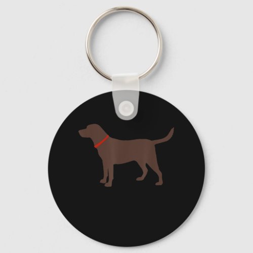 Chocolate Labrador Retriever  Brown Lab Lovers Keychain