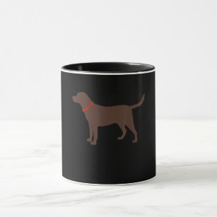 Chocolate Labrador Retriever   Brown Lab Lovers Mug