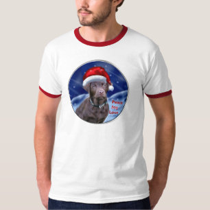 Chocolate Labrador Retriever Christmas Gifts T-Shirt