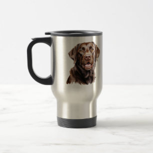 Chocolate Labrador Retriever Classic Mug, 11 oz Travel Mug