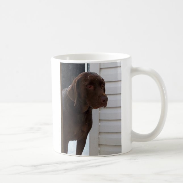 Chocolate Labrador Retriever Coffee Mug (Right)