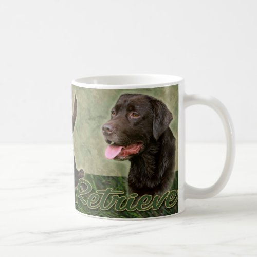 Chocolate Labrador Retriever collage Mug