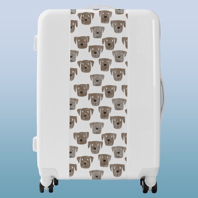 Chocolate Labrador Retriever Dog Luggage (Creator Uploaded)