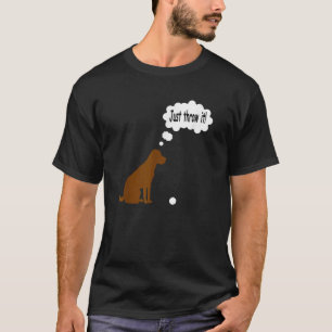 Chocolate Labrador Retriever Funny Lab Dog T-Shirt
