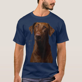 Chocolate Labrador Retriever Lab Tee Dog Mom Dad