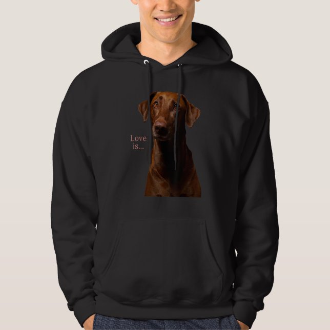 Chocolate Labrador Retriever  Lab Tee Dog Mom Dad  (Front)