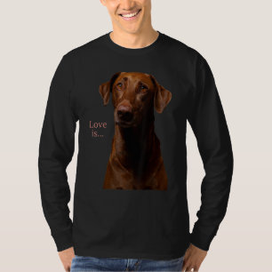 Chocolate Labrador Retriever Lab Tee Dog Mom Dad