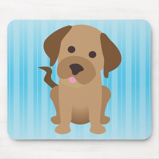 Chocolate Labrador Retriever Mouse Pad (Front)