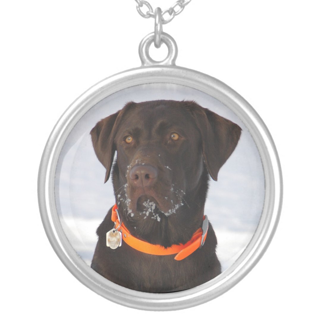 Chocolate Labrador Retriever Necklace Zazzle