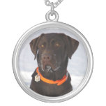 Chocolate Labrador Retriever Necklace