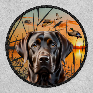 Chocolate Labrador Retriever Patch