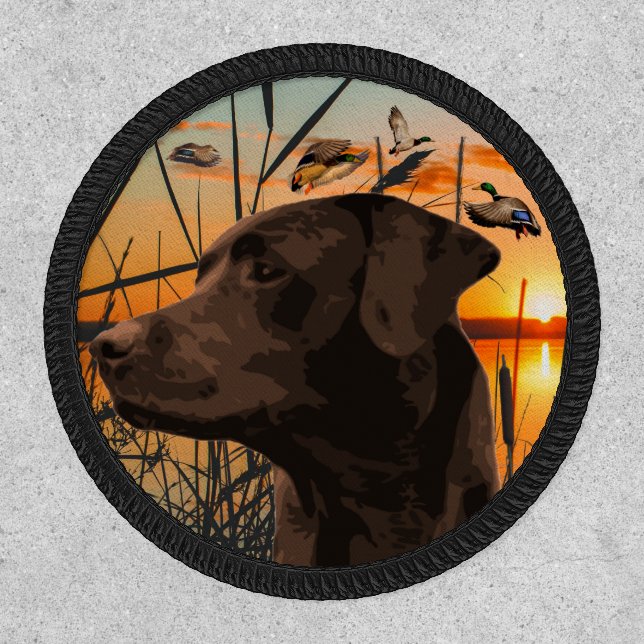 Chocolate Labrador Retriever Patch (Front)