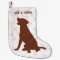 Chocolate Labrador Retriever Stocking
