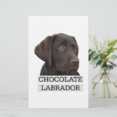 Chocolate Labrador Unique design! (Standing Front)