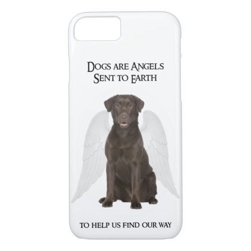 Chocolate Labs are Angels Smartphone Case