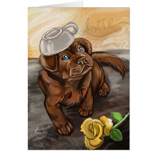 Chocolate Latte Lab Cards (Front)
