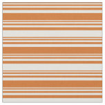 Chocolate &amp; Light Yellow Lines/Stripes Pattern Fabric