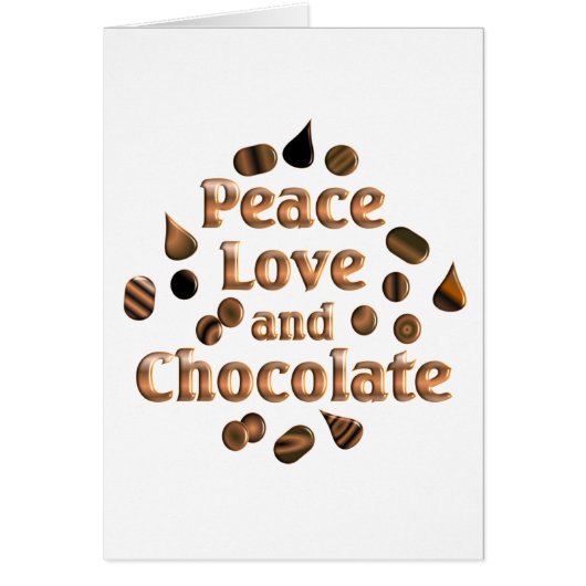 Chocolate Lover Cards (Front)
