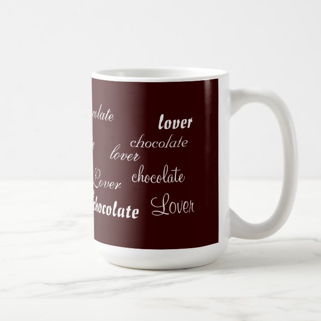 Chocolate Lover Coffee Mug (Right)