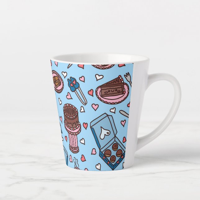 Chocolate lover cute latte mug (Right)
