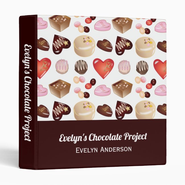 Chocolate Lover Cute Modern Illustration Pattern