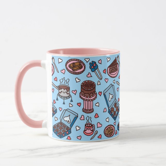 Chocolate lover cute mug (Left)