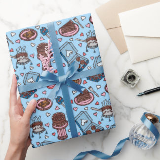 Chocolate lover cute wrapping paper
