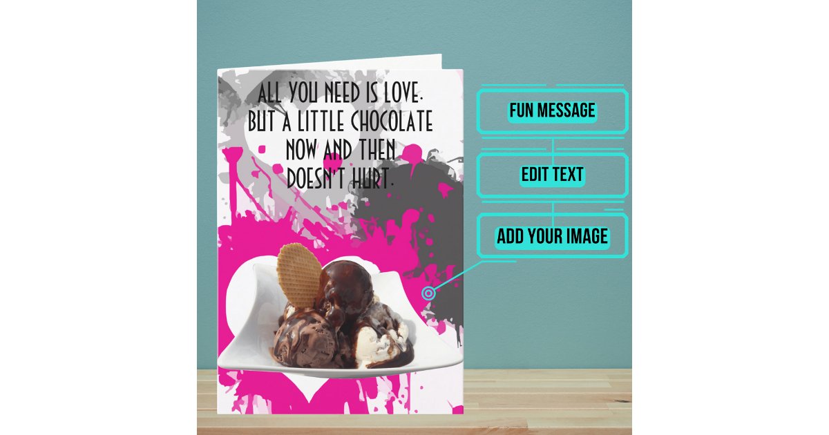 Chocolate Lover Funny Birthday Card | Zazzle