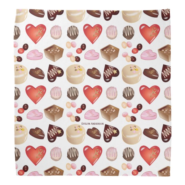Chocolate Lover Girly Modern Pattern Personalized