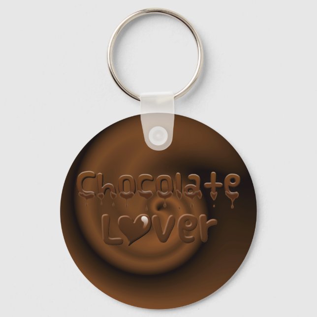 Chocolate Lover Keychain (Front)