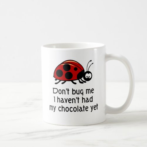 Chocolate Lover Ladybug Coffee Mug