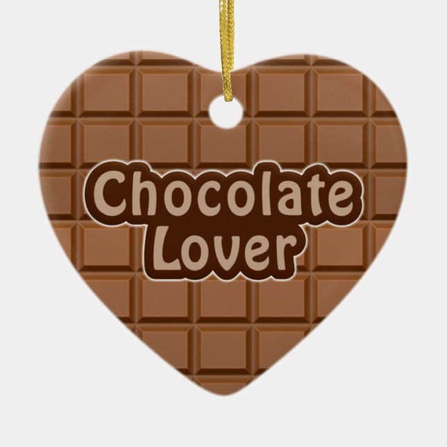 Chocolate Lover ornament (Front)