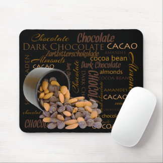Chocolate Lover Spilled Chips Almonds Photograph Mouse Pad