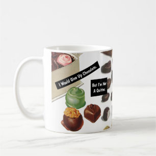 Chocolate Lover Vintage Funny Sarcastic Coffee Mug