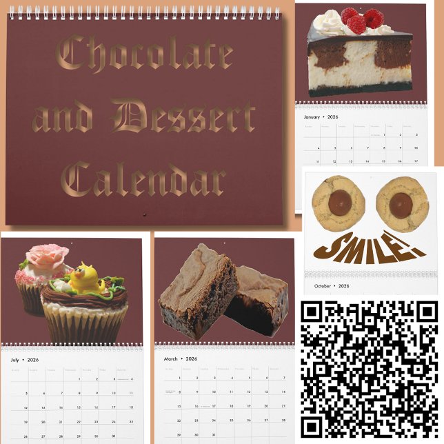 Chocolate Lovers & Dessert Sweet Treats Photos Calendar (Chocolate Lovers & Dessert Sweet Treats Photos Calendar)