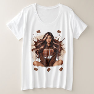 Chocolate lovers plus size T-Shirt