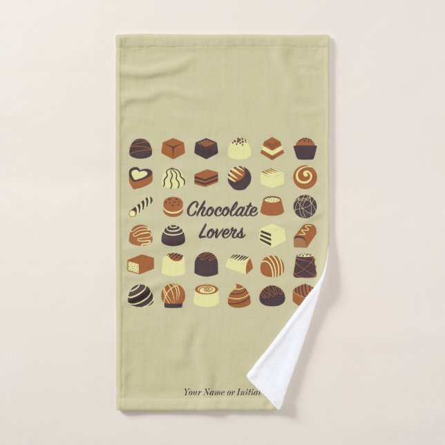Chocolate Lovers Towels (Hand Towel)