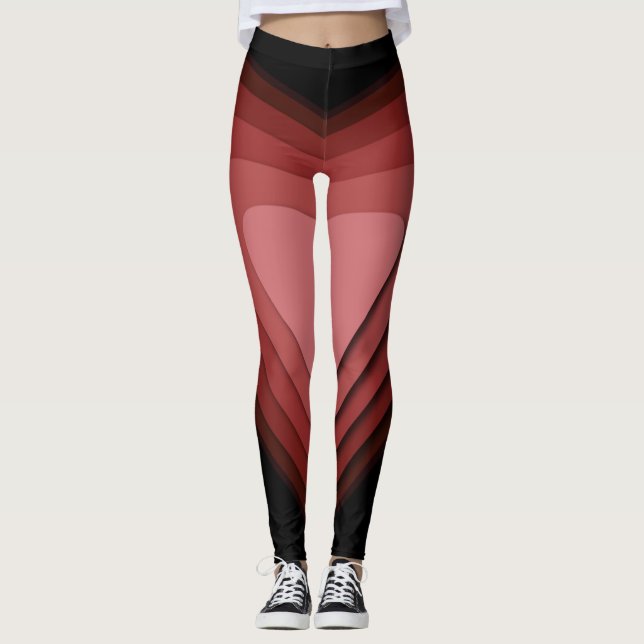 CHOCOLATE LUV CANDY LEGGINGS (Front)