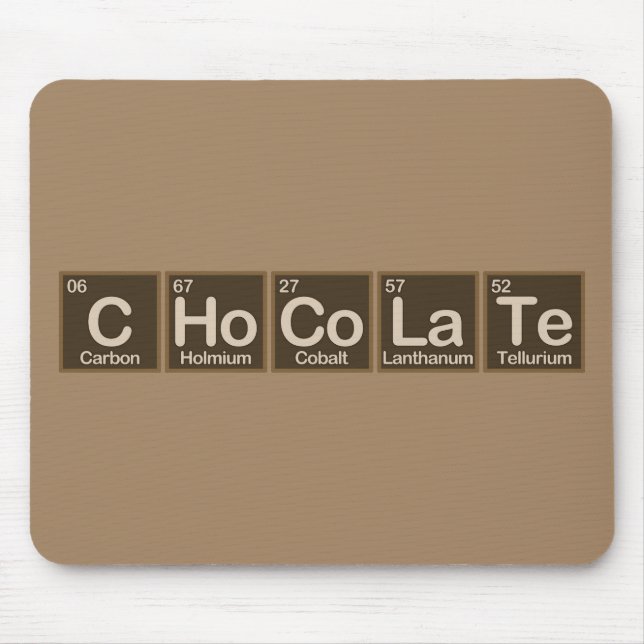 Chocolate Made of Elements Mouse Pad (Front)
