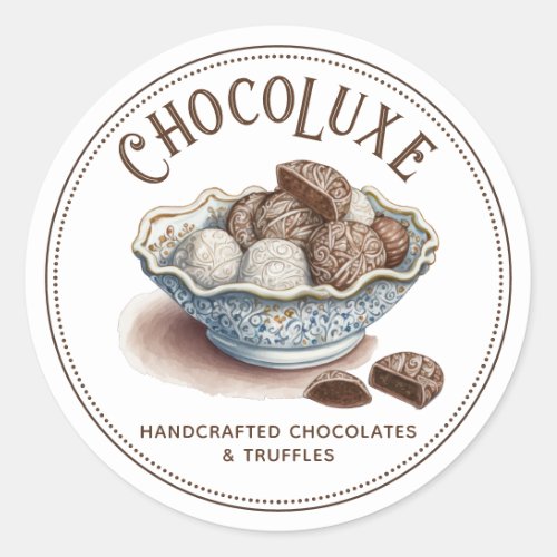 Chocolate Maker Chocolatier Product Label 