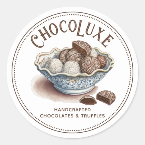 Chocolate Maker Chocolatier Product Label 