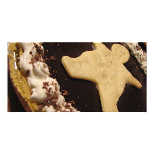 Chocolate Man Pie Card (Front)