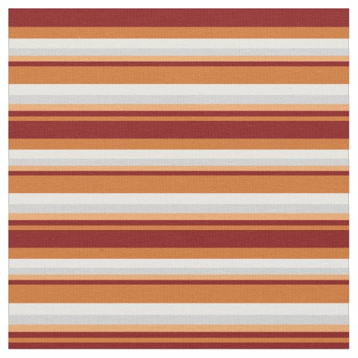 Chocolate, Maroon, Brown, Light Grey & Mint Cream Fabric