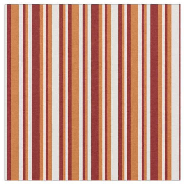 Chocolate, Maroon & Light Cyan Pattern Fabric (Close Up)